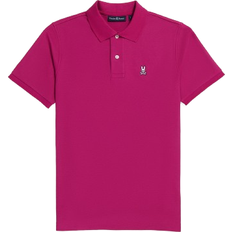 Psycho Bunny Men's Classic Pique Polo Shirt - Wild Berry