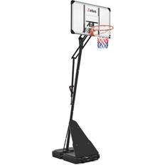 Zelus Portable Outdoor Basketball Hoop 4.9-10 ft.