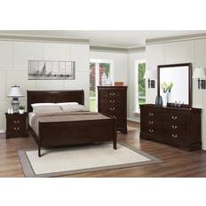 Bed Packages Coaster Philippe Full 5-Piece Panel Headboard