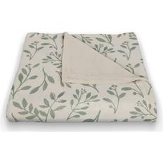 Designs Direct Creative Group Woven Throw Blankets White, Green (152.4x127)