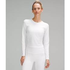 Lululemon All It Takes Ribbed Nulu Long-Sleeve Shirt - White