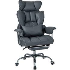 Costway Ergonomic High Back Grey Office Chair 49.2"