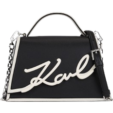 Karl Lagerfeld Handtaschen Karl Lagerfeld K/Signature Small Crossbody Bag - Black/White