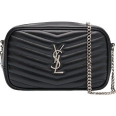 Saint Laurent Lou Mini YSL Camera Bag - Black