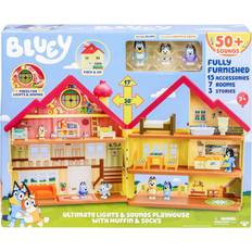 Bluey Ultimate Lights & Sounds Playhouse with Muffin & Socks