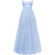 Milla Tulle Maxi Dress - Light Blue