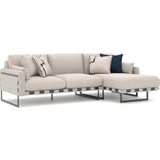 JVMoebel Modern Grey Sofa 252cm 4Stk. 4-Sitzer