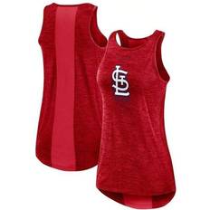 Shein Red Tank Tops Shein Womens Red St Louis Cardinals Logo Fade High Neck Performance Tank Top