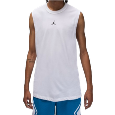 L Tanktops Nike Jordan Sport Men's Dri FIT Sleeveless Top - White/Black