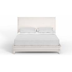 Queen Frame Beds Joss & Main Joss & Main Wrightia Platform 41.0 87.0 Chalk Frame Bed