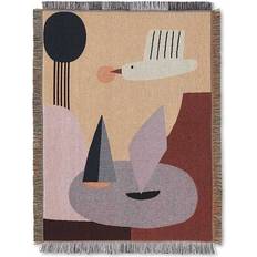 Beige Einrichtungsdetails Ferm Living Bird Tapestry Blanket