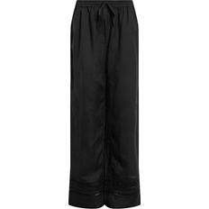 AllSaints Jade Linen Wide Leg Trousers - Black