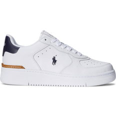 Polo Ralph Lauren Dame Joggesko Polo Ralph Lauren Masters Court - White/Navy