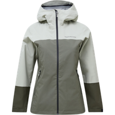 Damen - Trainingsbekleidung Regenjacken & Regenmäntel Peak Performance Trail Hipe Shell Jacket Women - Limit Green/Pine Needle/Forest Night