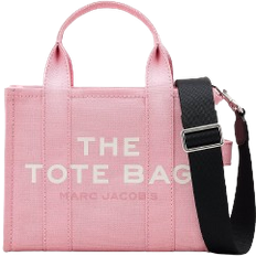 Silver Totes & Shopping Bags Marc Jacobs The Canvas Small Tote Bag - Ribbon Pink