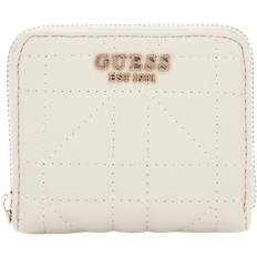 Guess Assia Quilted Wallet - Cream