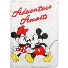 Reisepasshüllen Disney Mickey & Minnie Passport Holder - Cute Travel Wallet for Disney Fans, Officially Licensed - white