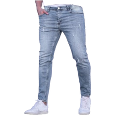 Shein Men - Skinny Pants & Shorts Shein Manfinity Homme Men Cotton Ripped Frayed Cat Scratch Skinny Jeans