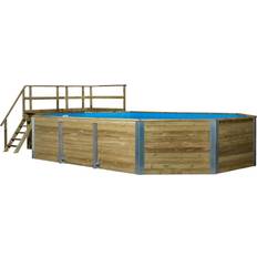 Weka Wood Pool 594 Economy Set 7.14x3.76x1.57m