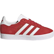 Adidas Kid's Gazelle - Better Scarlet/Cloud White/Gold Metallic