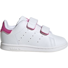 Adidas Toddler's Stan Smith Comfort Closure - Cloud White/Cloud White/Semi Lucid Fuchsia