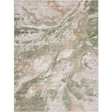 Hauteloom Liverpool Modern Boho Green, Beige, White 63x84"