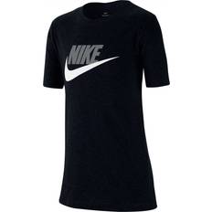 Nike Older Kid's Sportswear T-shirt - Black/Light Smoke Grey (AR5252-013)