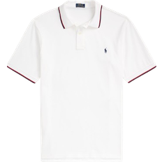 Men Polo Shirts Ralph Lauren Mesh Polo Shirt - White