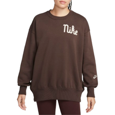 Nike Sportswear Phoenix Fleece Women's Oversized Crew-Neck Sweatshirt - Baroque Brown