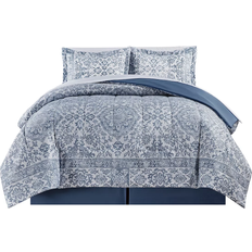 Textiles Sunham Estella Bed Linen Blue (269.2x223.5)