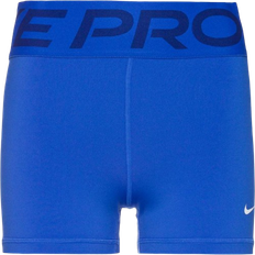 Nike Women's Pro Sculpt High Waisted 3" Biker Shorts - Hyper Royal/White