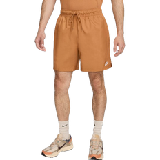 M Shorts Nike Men's Club Woven Flow Shorts - Flax/White