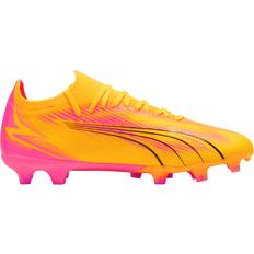 40 - Unisex Fotballsko Puma Ultra Match FG/AG - Sun Stream/Black/Sunset Glow