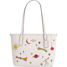 Coach X Observed By Us Small City Tote Bag - Gold/Chalk Multi