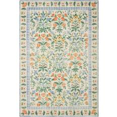 Rifle Paper Co. x Loloi Eden Mughal Garden Blue, Orange, Green, Beige 24x60"