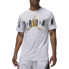 Nike Men's Jordan Air Stretch T-shirt - White/Metallic Gold/Black