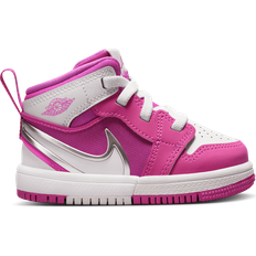 Nike Jordan 1 Mid RM EasyOn TDV - Fire Pink/White