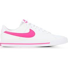 Nike Court Legacy GS - White/Laser Fuchsia