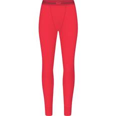 Red - Women Leggings SKIMS Cotton Rib Legging - Red Multi