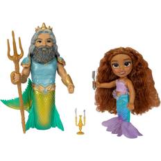 Puppen & Puppenhäuser JAKKS Pacific Disney The Little Mermaid Ariel & King Triton Petite Gift Set