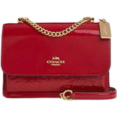 Coach Outlet Klare Crossbody Bag In Signature Leather - Gold/Red