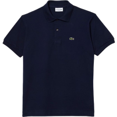 Blue - Men Polo Shirts Lacoste Men's Original L.12.12 Piqué Polo - Navy Blue