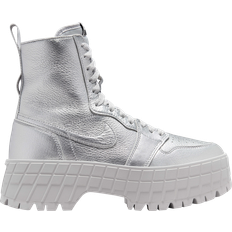 Nike Air Jordan 1 Ankle Boots Nike Air Jordan 1 Brooklyn - Metallic Silver/Neutral Grey