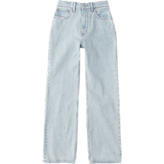 Abercrombie & Fitch Curve Love High Rise 90s Relaxed Jeans - Light