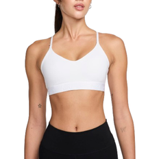 Damen - Fitness Bekleidung Nike Indy Light Support Women's Padded Adjustable Sports Bra - White/Stone Mauve