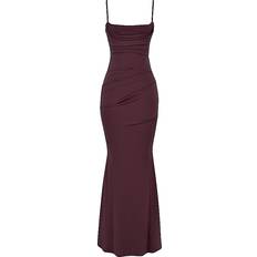 House of CB Corset Maxi Dress - Dark Cherry