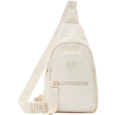 PINK Nylon Sling Bag - White Shell