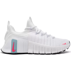 40 ½ - Dame Treningssko Nike Free Metcon 6 W - White/Denim Turquoise/Black/Hot Punch