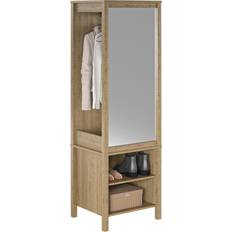 Black Wardrobes Ameriwood Home Wimberly with Mirror Wardrobe