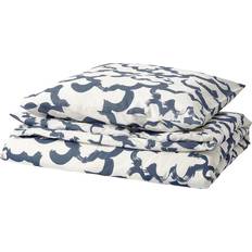 Ikea Ekpurpurmal Bedding Set 2 Pieces Bettbezug Blau, Weiß (200x140cm)